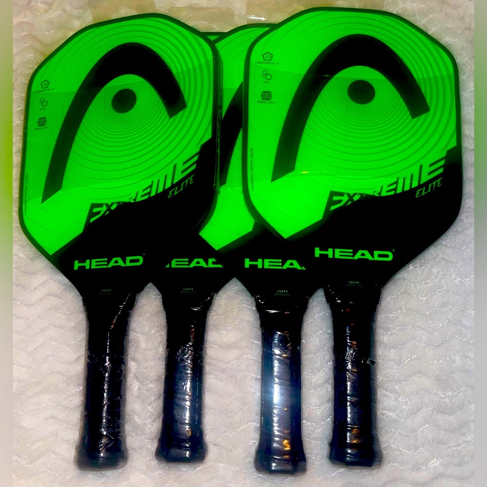 NWT* 4 Head Extreme Elite Paddle Bundle Polymer Core & Comfort Grip MSRP $450